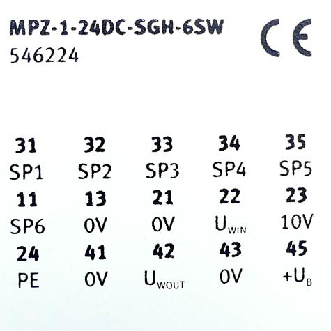 Setpoint module 546224 