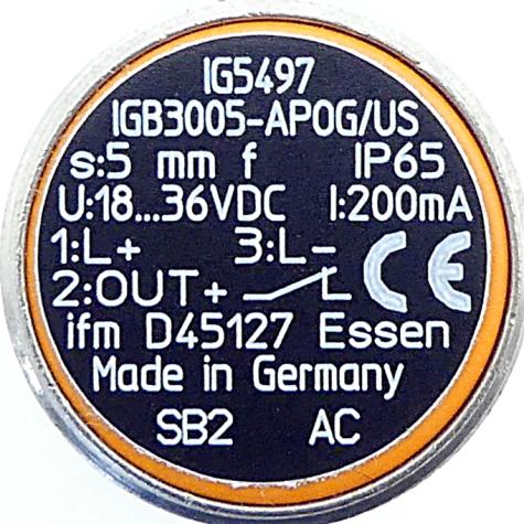 Inductive sensor IG5497 New