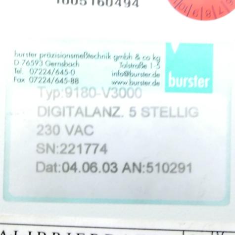 Digital display 9180 9180-V3000 Used