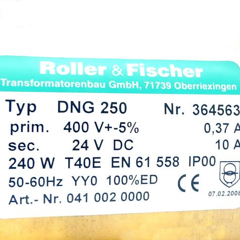 Transformator DNG 250 Gebraucht