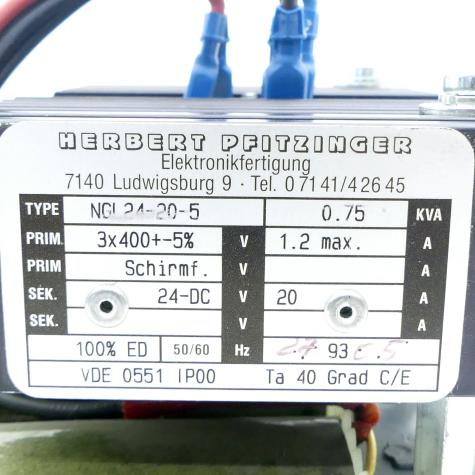 Transformator VDE 0551 IP00 Used
