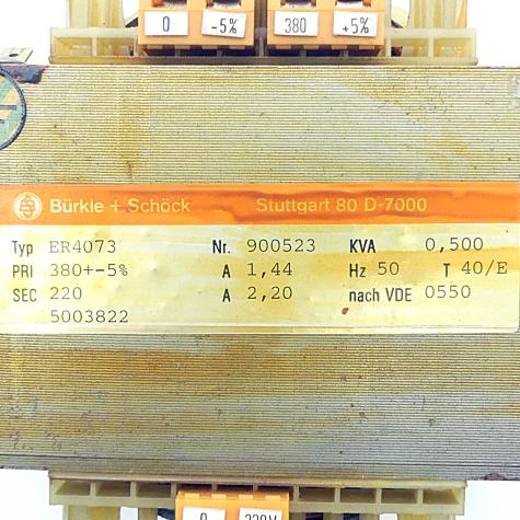 Einphasentransformator ER4073 Gebraucht