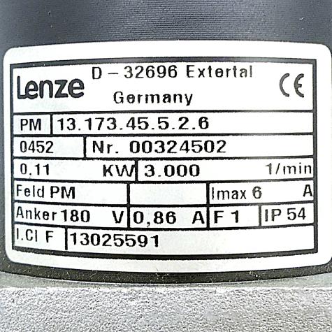 servo motor 13.173.45.5.2.6 Used