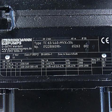 Submersible Pump TC 63/440-MVX+314 New