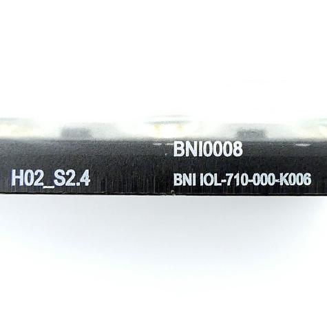 IO-Link sensor/actuator hubs BNI0008 New