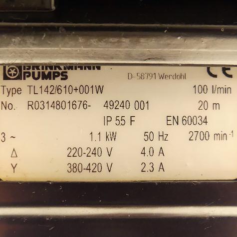 Tauchpumpe TL142/610+001W Gebraucht