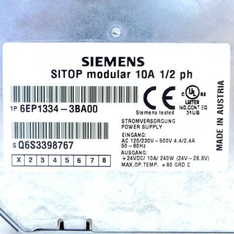 POWER SUPPLY SITOP modular  Gebraucht