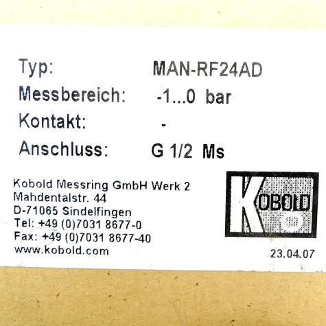 Manometer  New FS