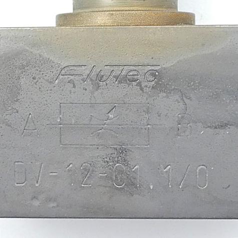 Throttle check valve  Used