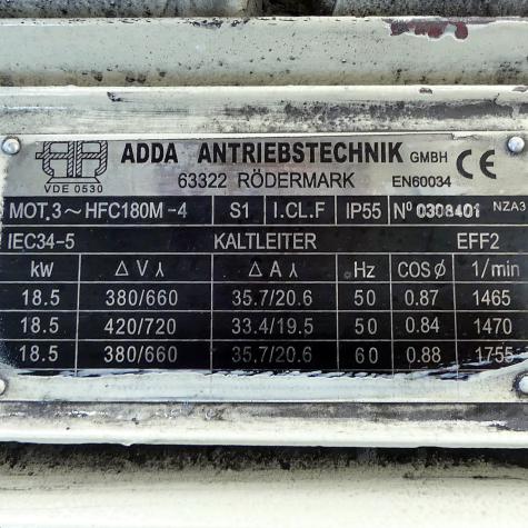 three-phase motor HFC180M-4 Used