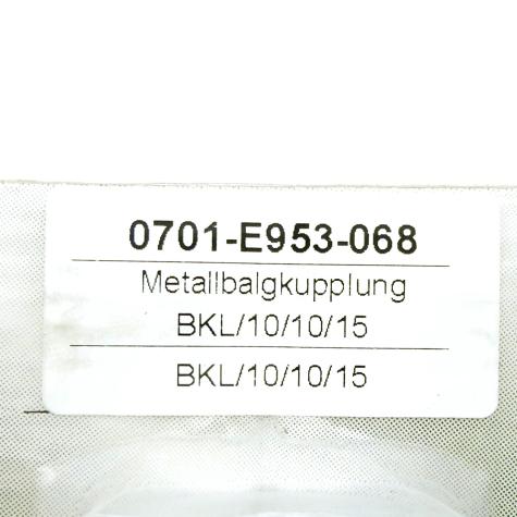 Metallbalg­kupplung BKL/10  Neu OVP
