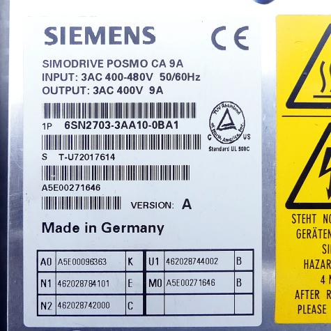 SIMODRIVE POSMO CA 9A  Gebraucht