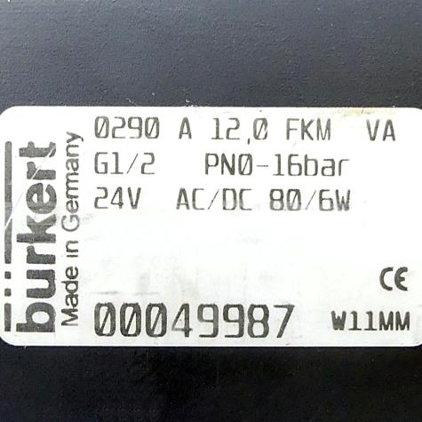 2/2-Wege Membranventil 0290 Gebraucht