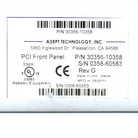 PCI Front Panel  Used