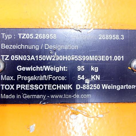 Clinching pliers with servo drive TZ05.268958 Used
