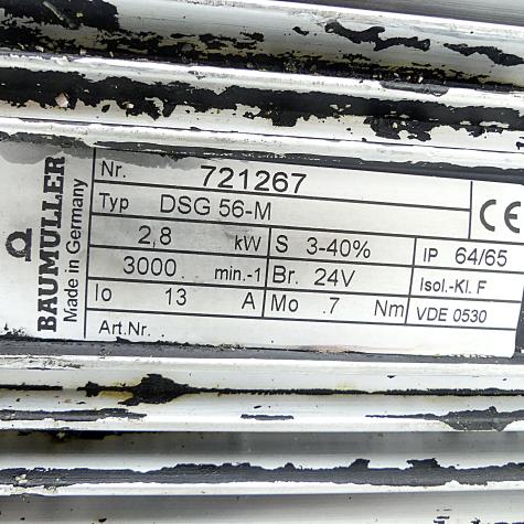 Servo motor DSG 56-M Used