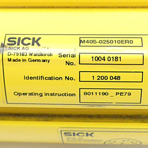 Sicherheitslichtschranke M40S-025010ER0 Neu