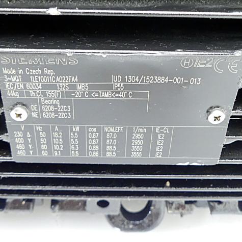 Three-phase motor IEC/EM 60034 Used
