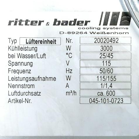 Lüftereinheit  Gebraucht