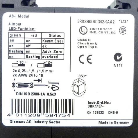 AS-i SlimLine Modul  New