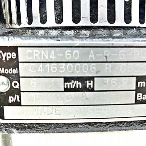 Mehrstufige Kreiselpumpe CRN4-60 Gebraucht