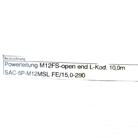 Powerleitung SAC-5P-M12MSL/15,0-290/FSL FE Neu