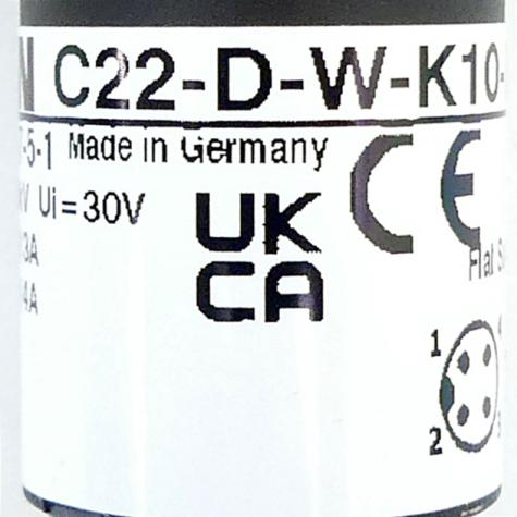 Pushbutton C22-D-W-K10-P5 New FS
