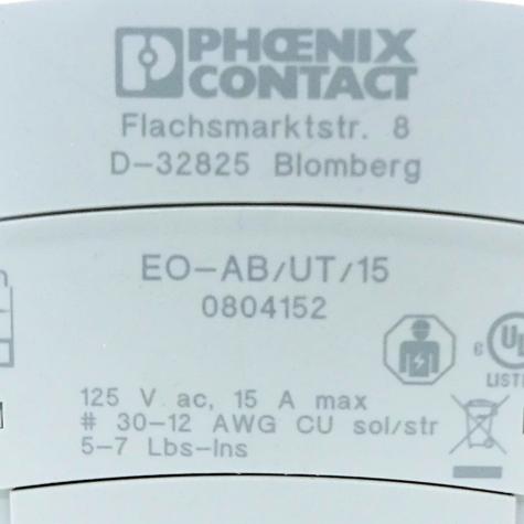 4x Switch cabinet socket EO-AB/UT/15 