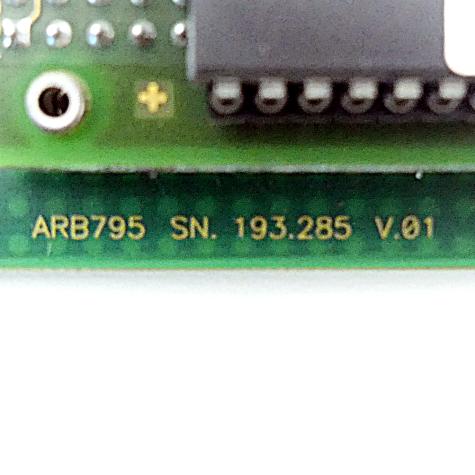 Baseboard card SN. 193.285 V.01 Used