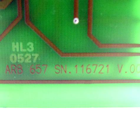 Relay Card SN. 116721 V.00 Used