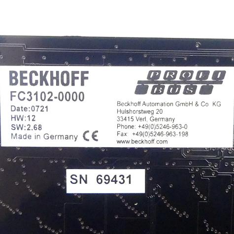 Profibus Einsteckkarte  
