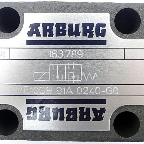 5/2 Wegeventil WE10DB 91A 0240-G0  Neu