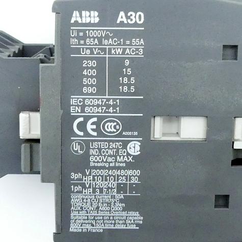 Leistungsschütz A30  Gebraucht