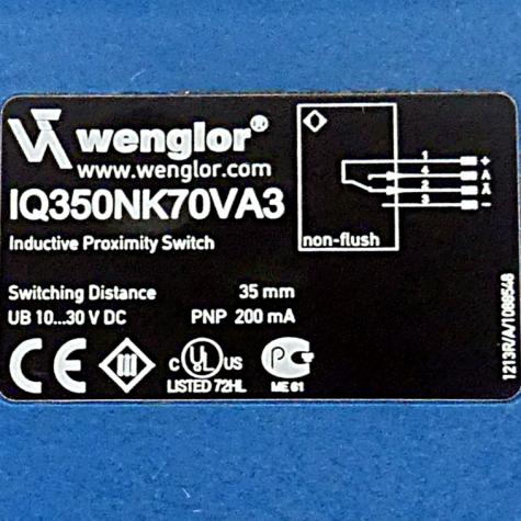 Inductive sensor with standard switching distance  