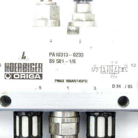 5/2 Solenoid valve S9 581-1/8 Used
