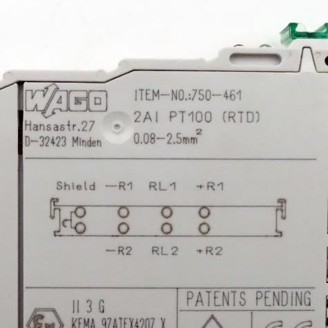 2-channel analog input  Used