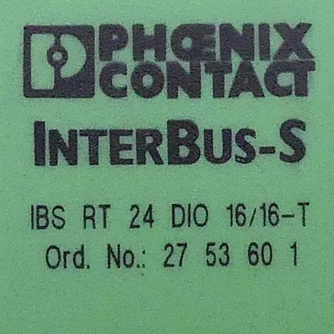 I/O‑Module IBS RT 24 DIO 16/16-T Used