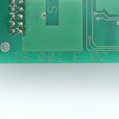 Control card  02 TS 001 E 02 Used