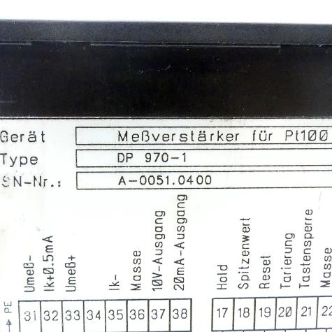 Messverstärker für Pt100  Gebraucht