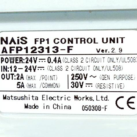 Control unit NAiS FP1 FP1-C14 Used