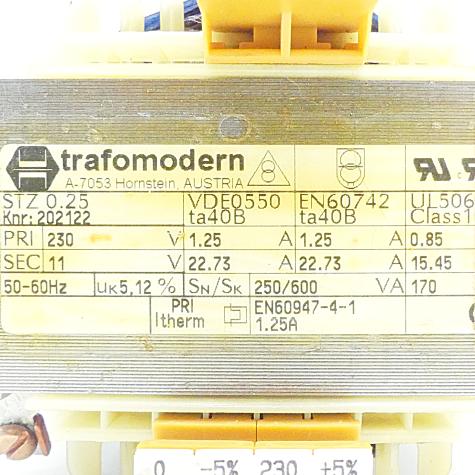Transformator STZ 0.25 Gebraucht