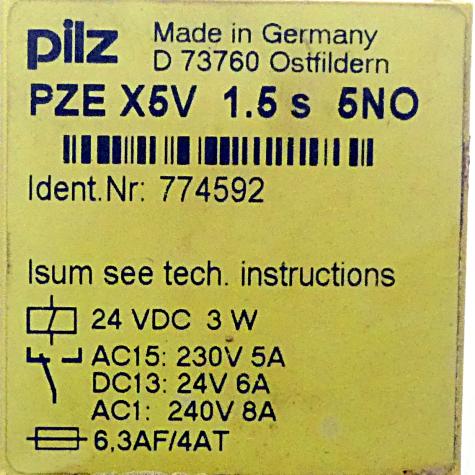 Kontakt-Erweiterungsmodul PZE X5V  Gebraucht