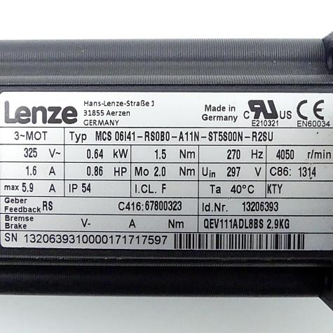 Servo motor 13206393 Used