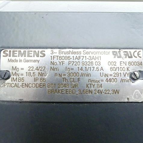 Brushless servo motor  Used
