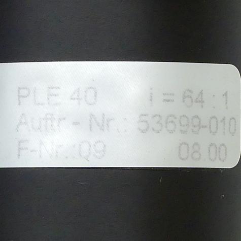 Planetengetriebe PLE40 i=64  Neu OVP