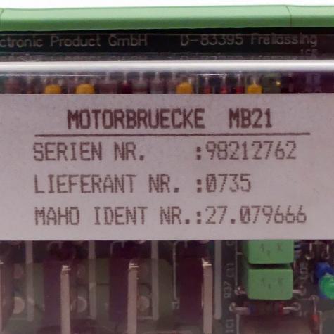 Motorbrücke MB21 Gebraucht