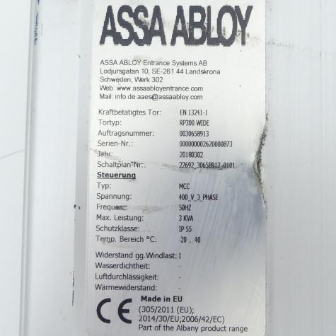 Electronic control  Used