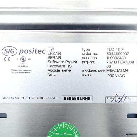 Positioniersteuerung für 3-Phasen Schrittmotoren mit Drehüberwachung TLC411F -/RM/-/- 0063441100002 Gebraucht