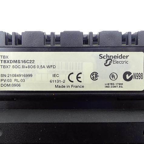 Schnittstellenmodul TBX7 SOC.8I+8OS 0,5A WFD Neu