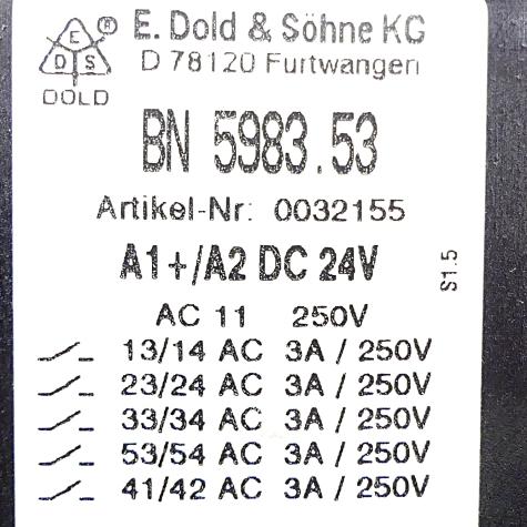 Not - Aus - Modul BN 5983.53 Gebraucht